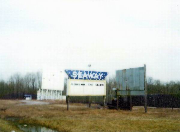 Seaway Drive-In Theatre - Vintage Shot From Harry Mohney And Curt Peterson (newer photo)